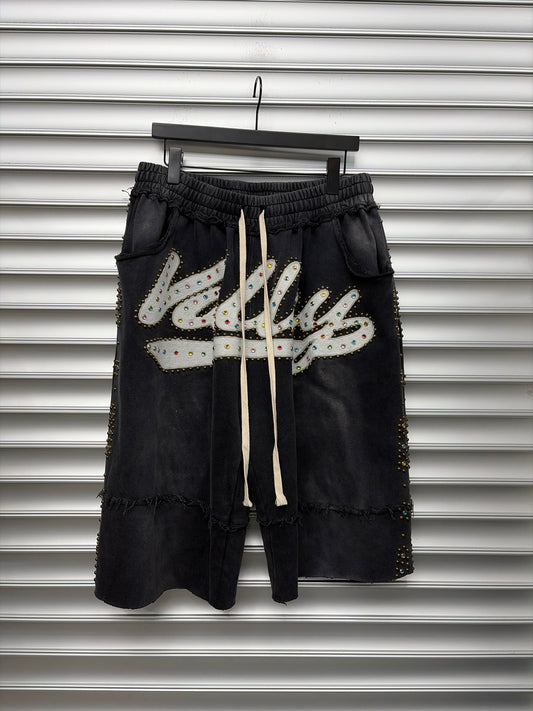 Vale Rhinestone Sweatpants - M**