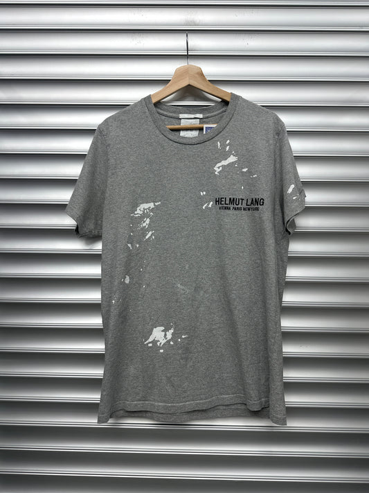Helmut Lang Paint Splatter Tee - L **