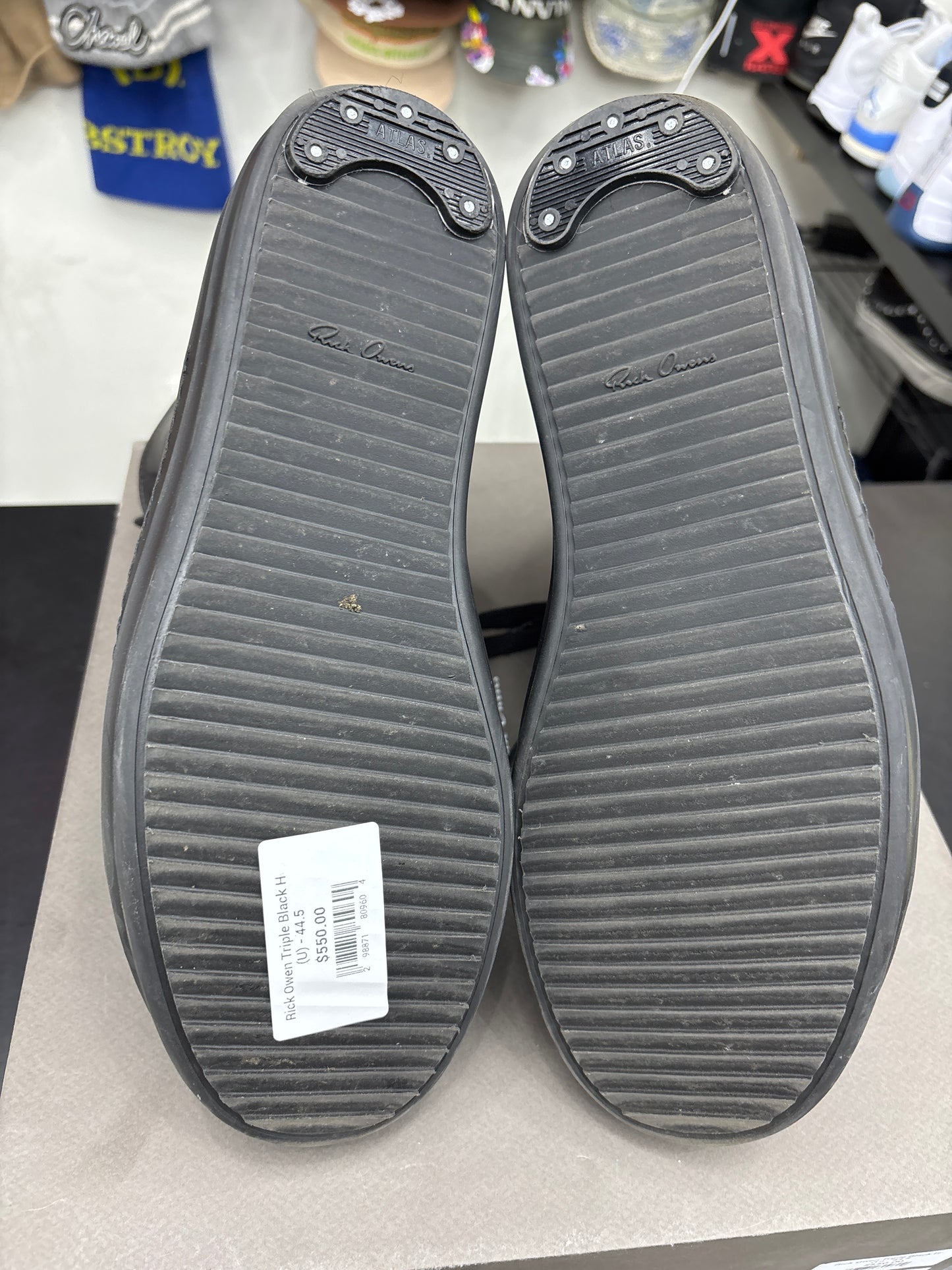 Rick Owen Triple Black High (U) - 44.5