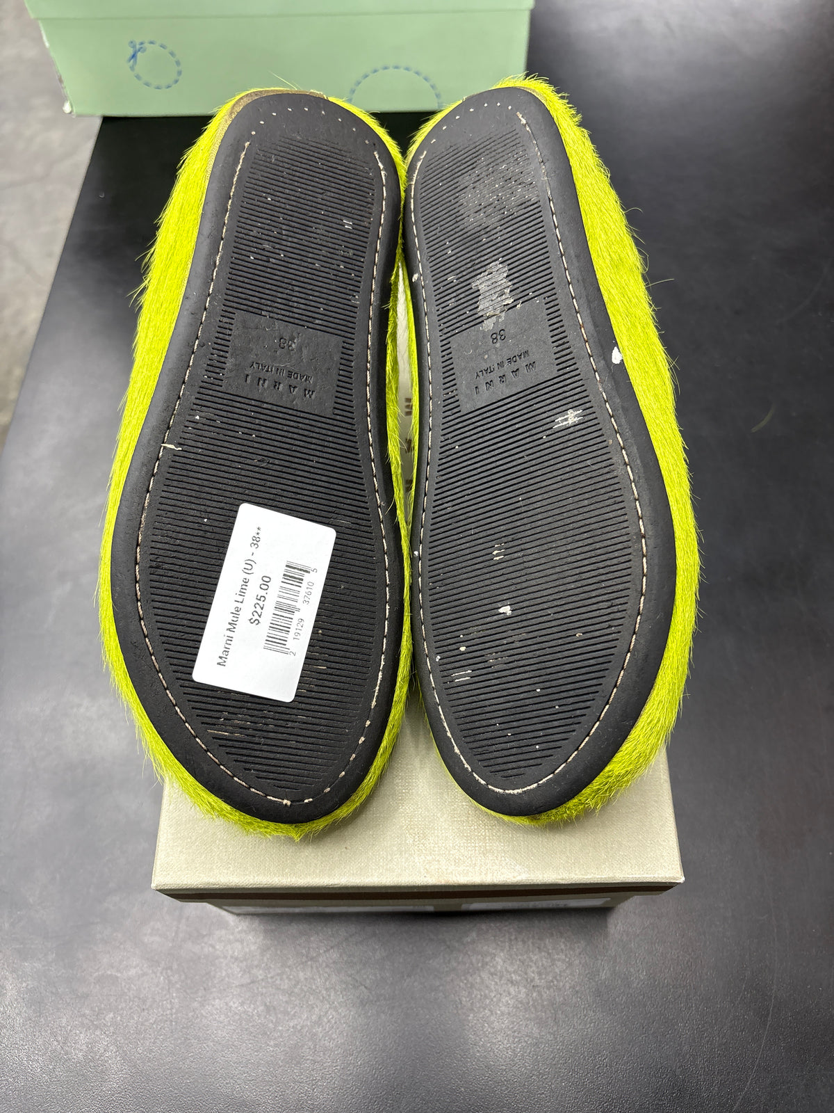 Marni Mule Lime (U) - 38**