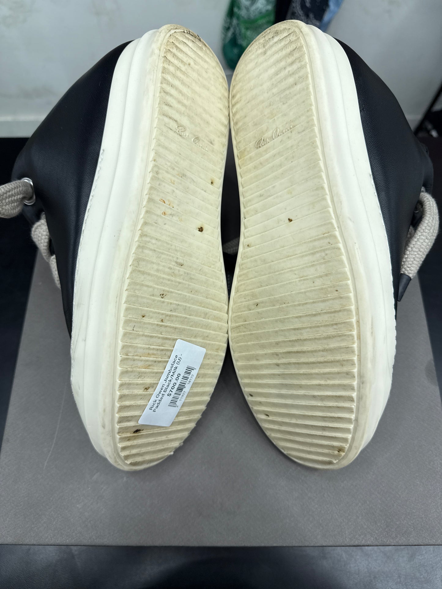 Rick Owen Jumbolace Padded Black/Milk (U) - 44(11)
