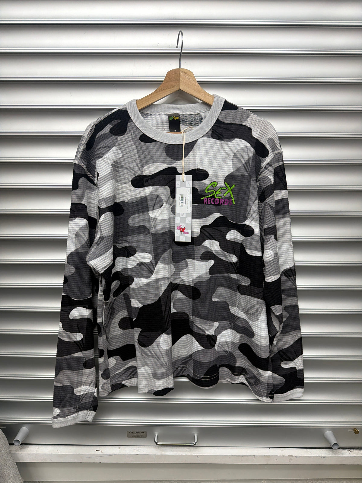 Matty Boy Sex Records Snow Camo Thermal - M**