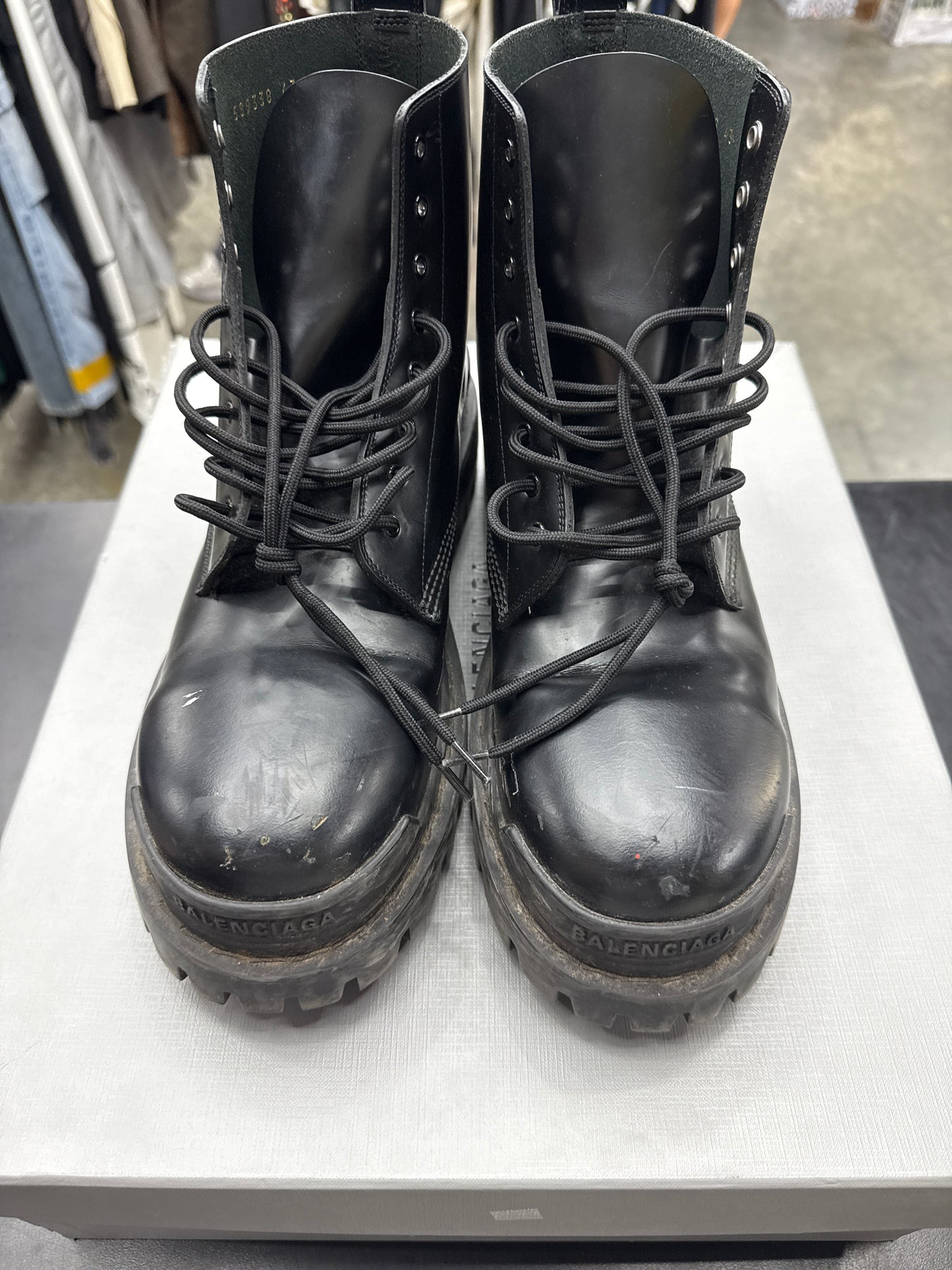Balenciaga Strike Boot Leather (U) - 43(10)