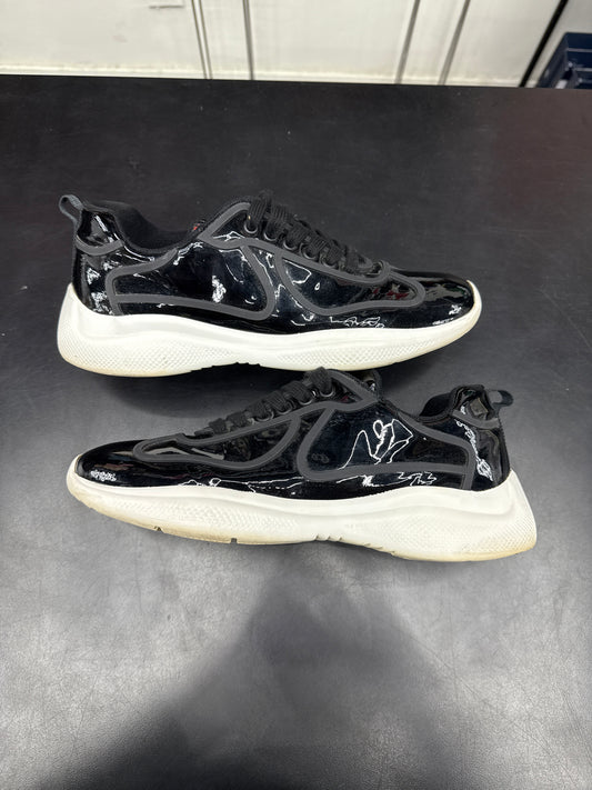 Prada American Cup Patent Rubber Black (U) - 7.5M (NB)