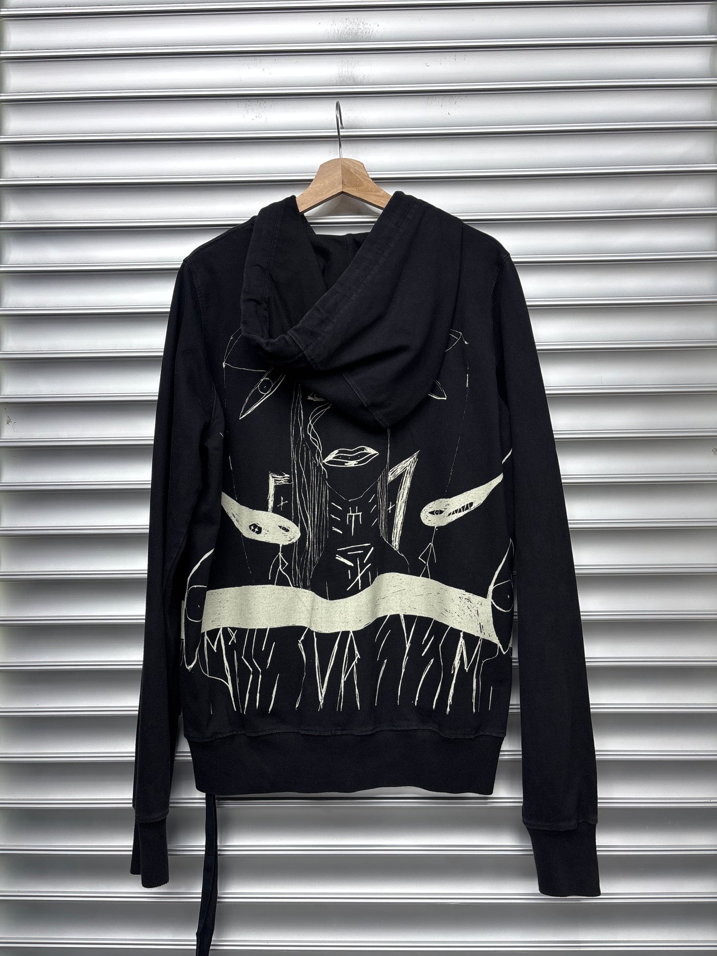 Rick Owens Messiah Jason Zip Up Hoodie - L **