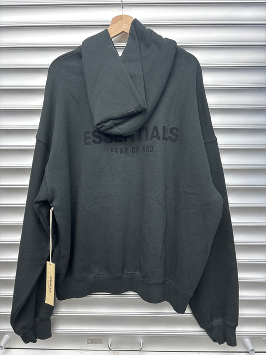Essientials Black Hoodie - L