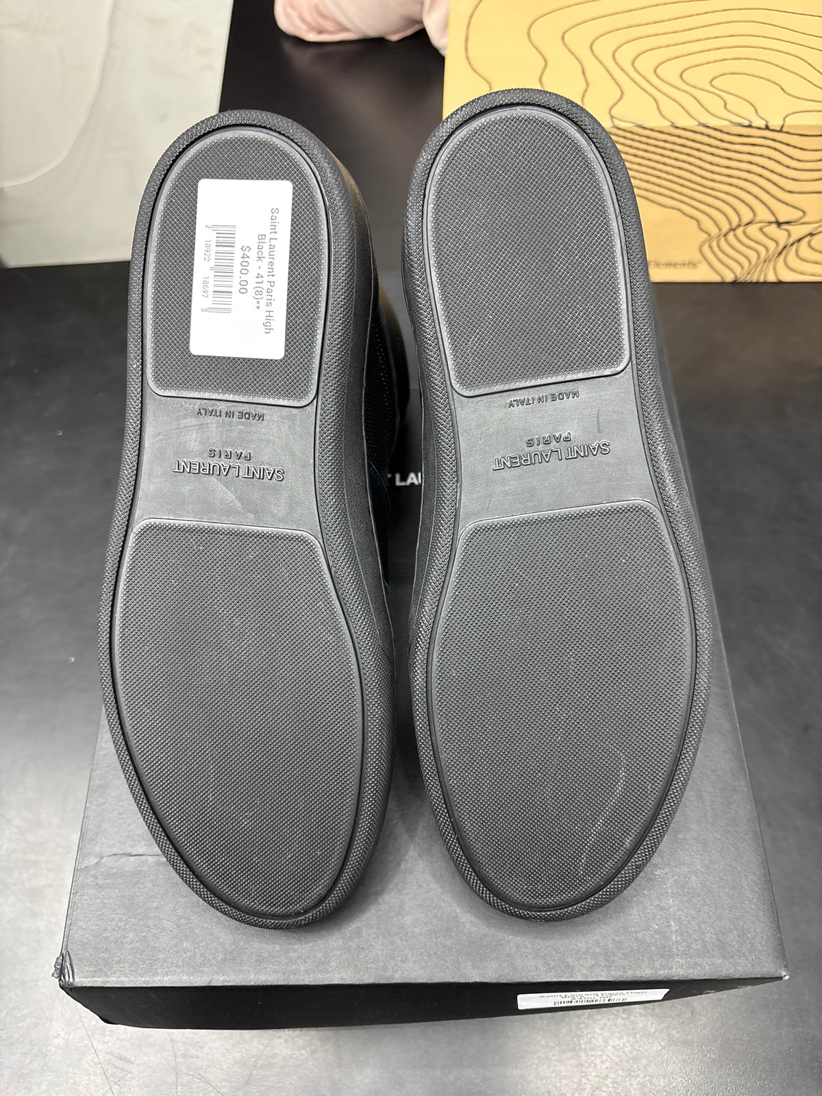 Saint Laurent Paris High Black - 41(8)**