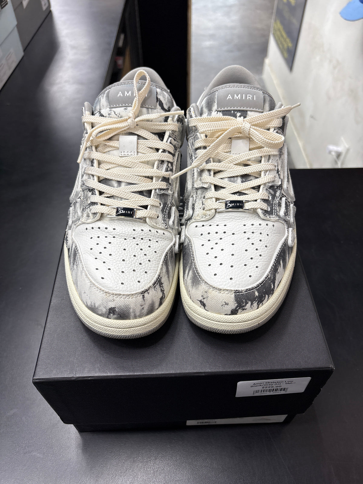 Amiri Skeleton Low Black/Grey (U) - 9M**