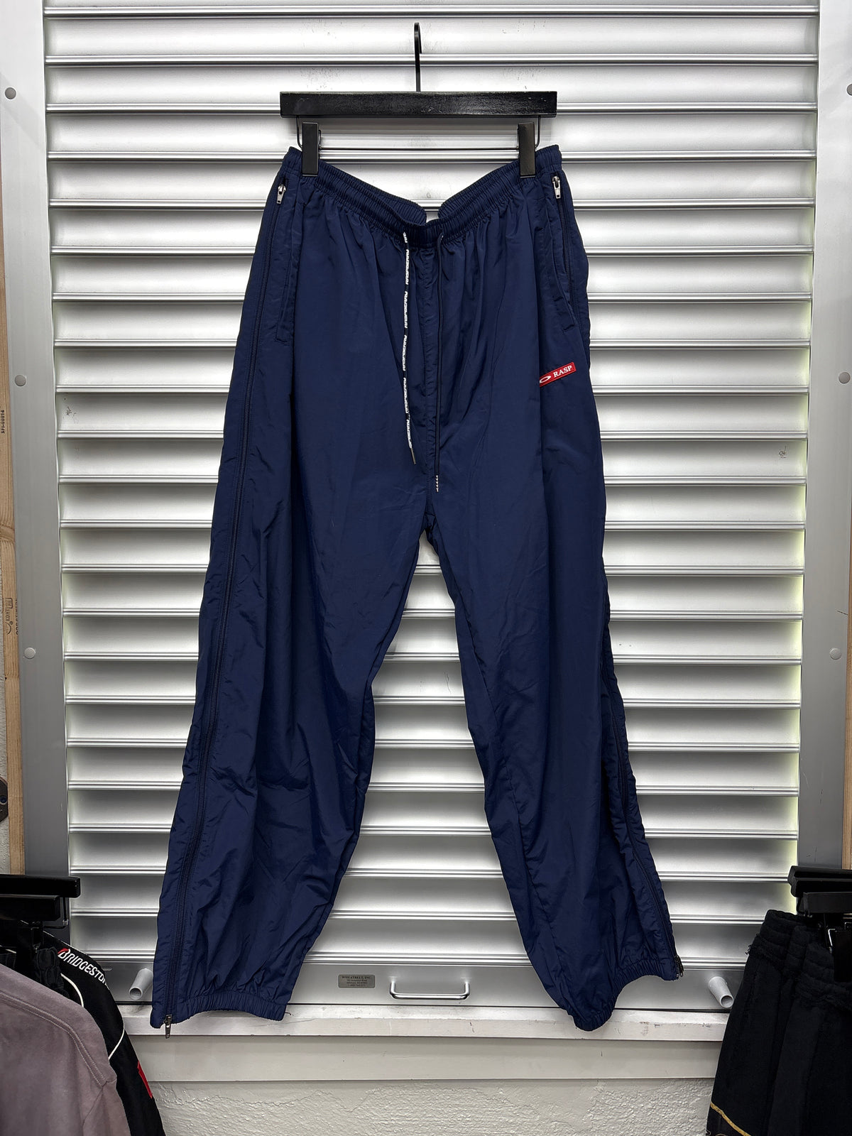 Raspberry Nylon Sweats - L**