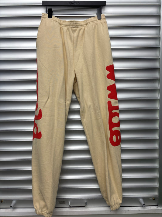 Spider Cream Red Sweatpants - M