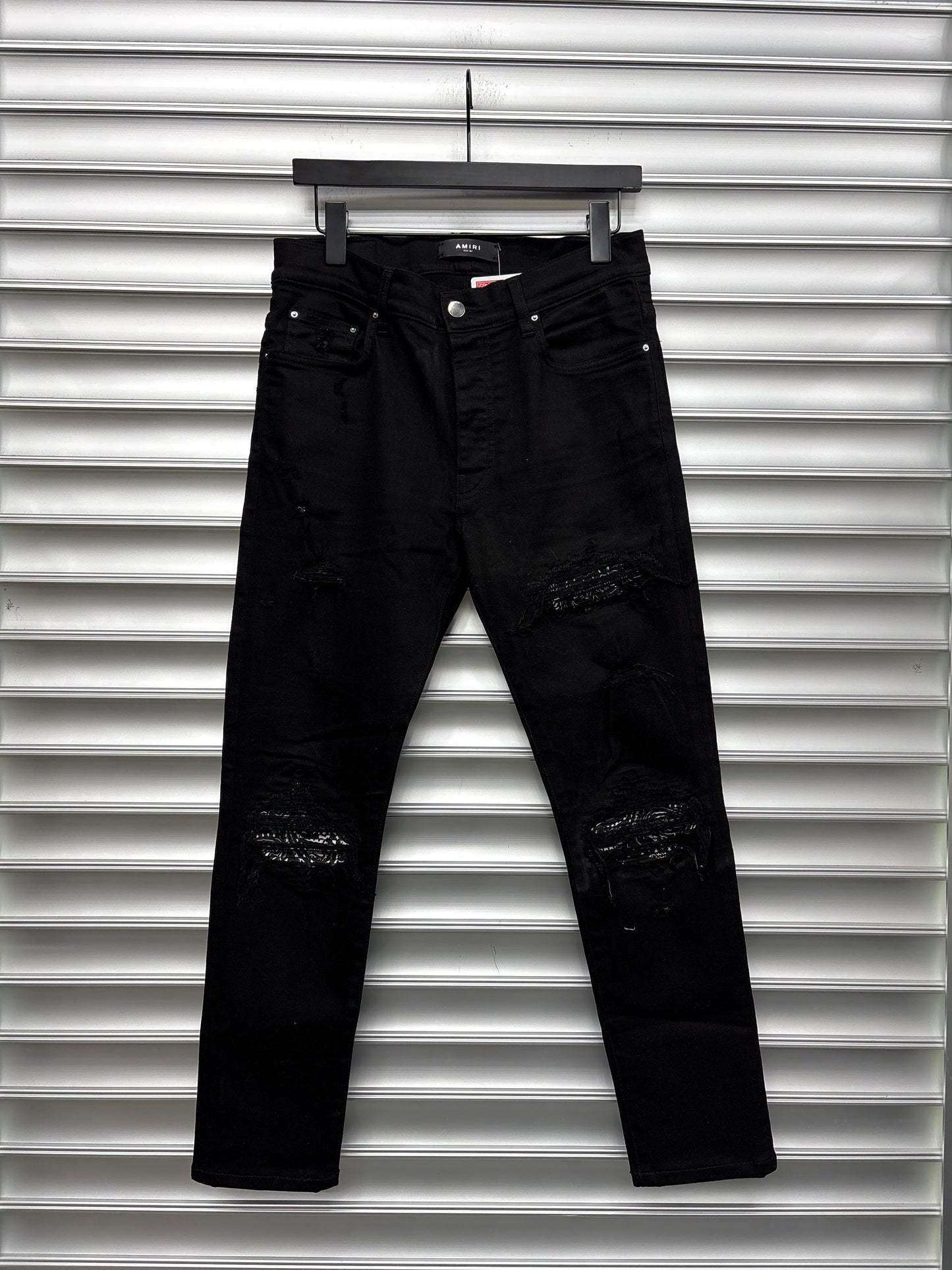 Amiri MX1 Black Bandana Patch - 34