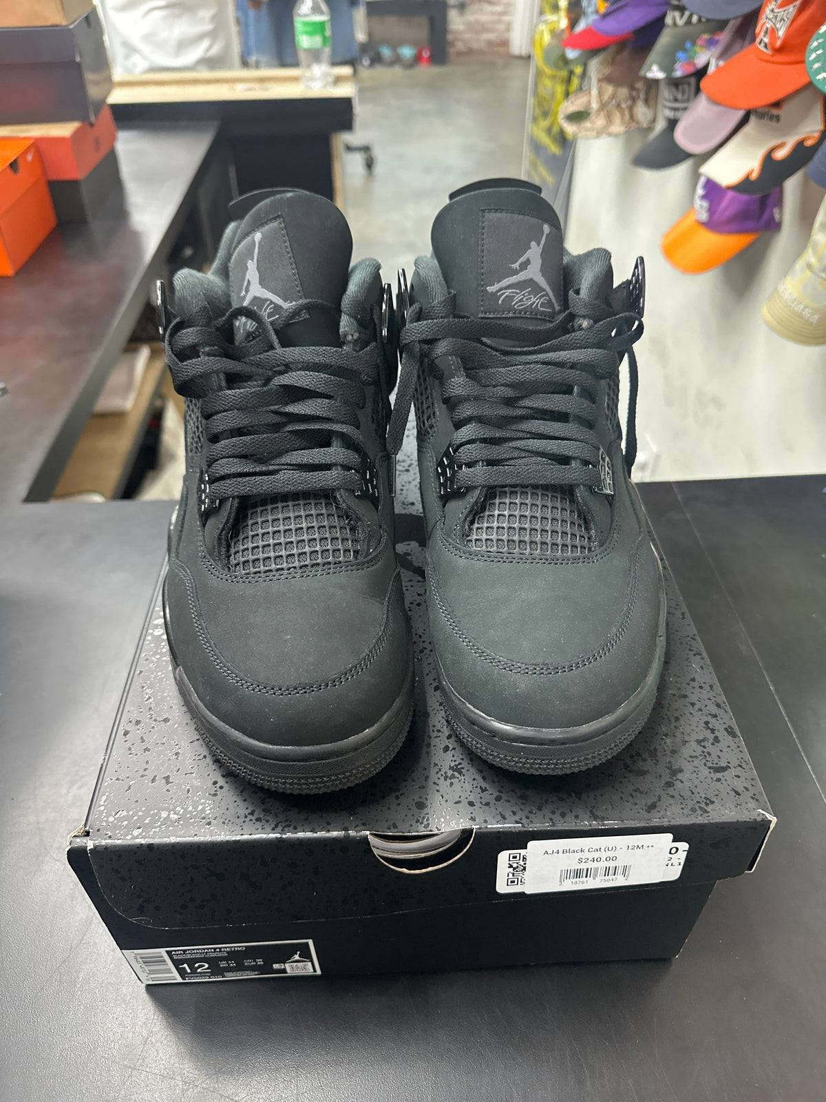 AJ4 Black Cat (U) - 12M **