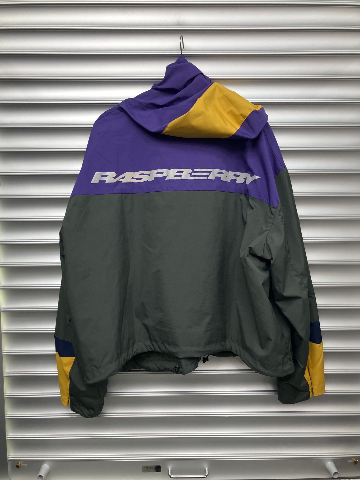 Raspberry Color Block Tech Jacket - L
