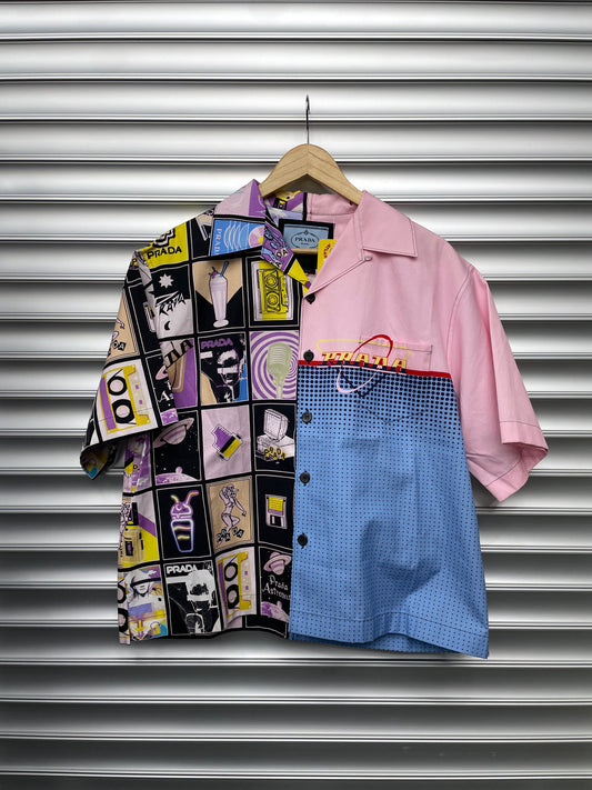Prada Split Bowling Button Up - L (K)