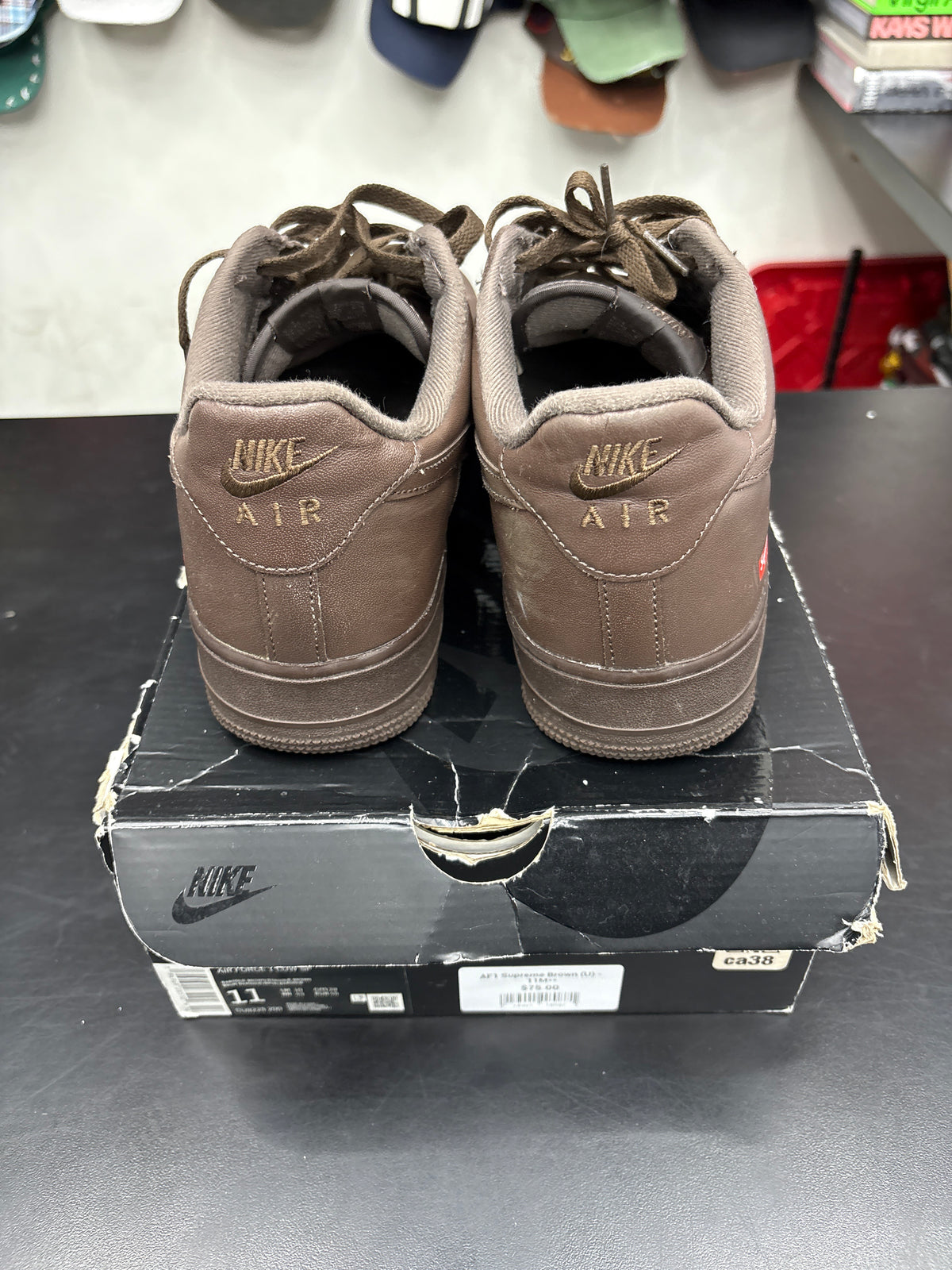 AF1 Supreme Brown (U) - 11M**