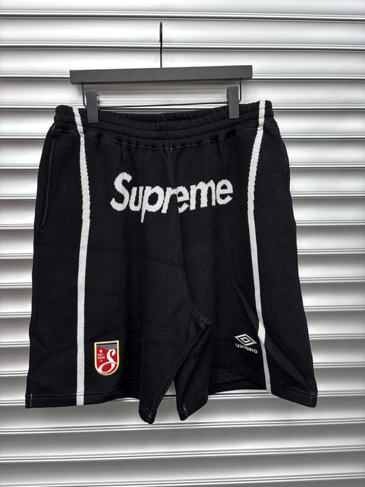 Supreme Umbro Black Shorts - L