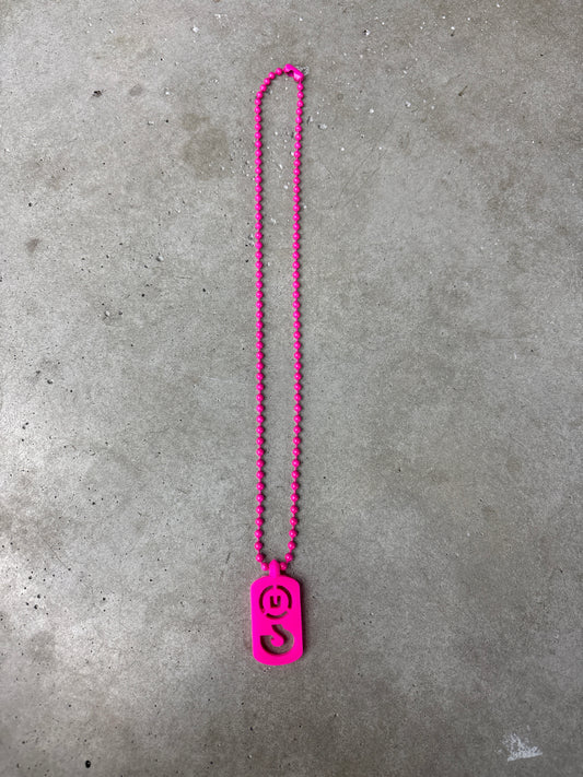 Greedy Unit Pink Silcon Necklace **