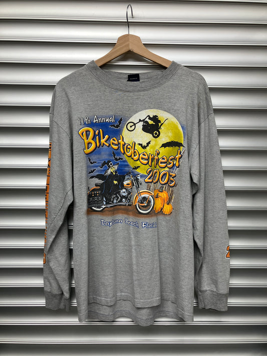 Vintage Harley Davidson Biketoberfest 2003 Long Sleeve - L
