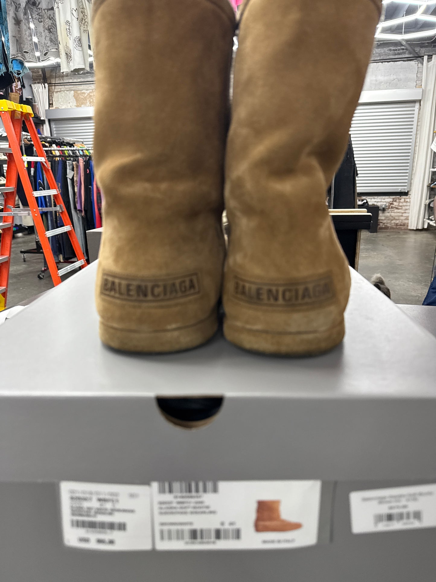 Balenciaga Alasaka Soft Bootie Brown (U) - 41(8)