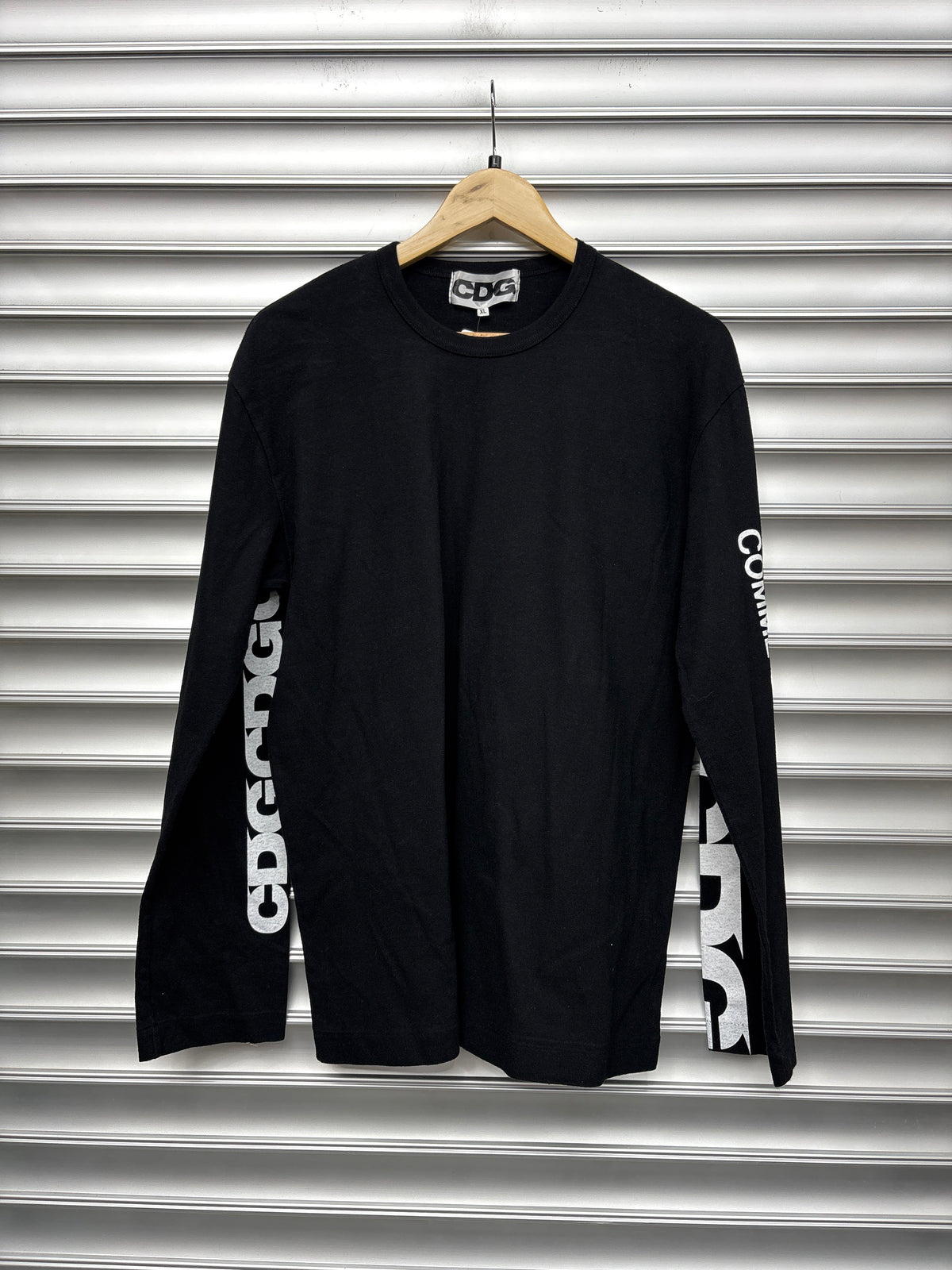 CDG Black Longsleeve - XL**