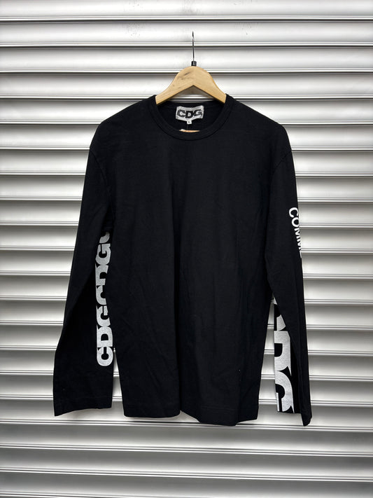 CDG Black Longsleeve - XL**