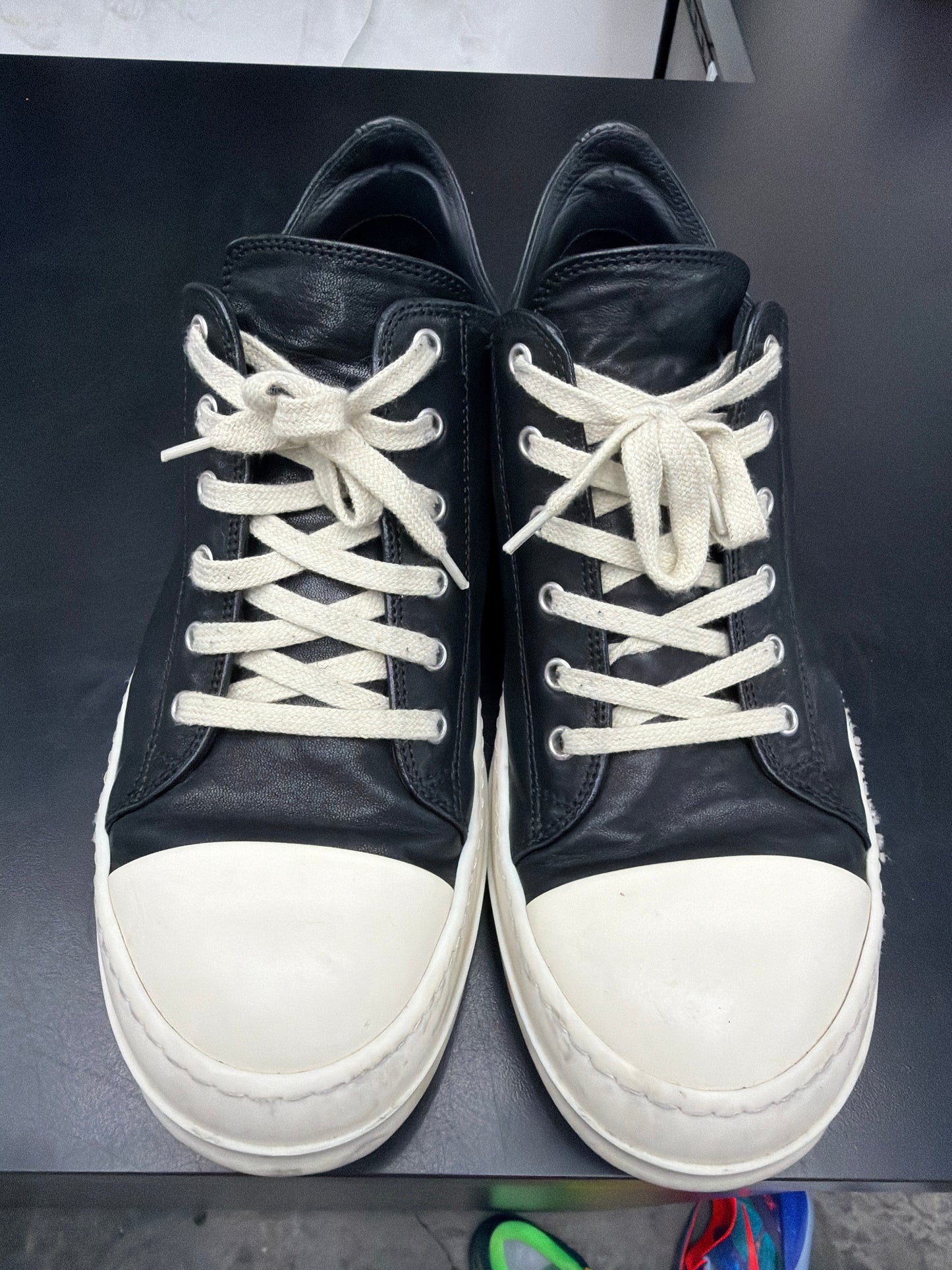 Rick Owen Ramone Black Leather (U) - 43(10) (NB)