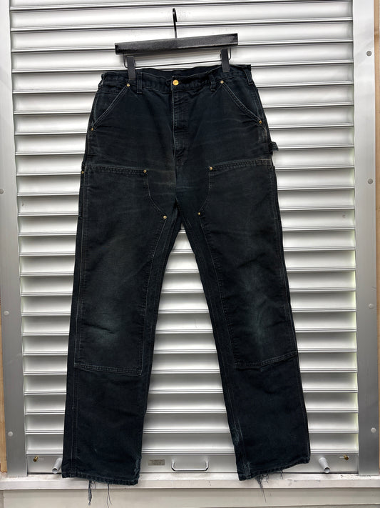 Vintage Black Carhartt Double Knees - 36**