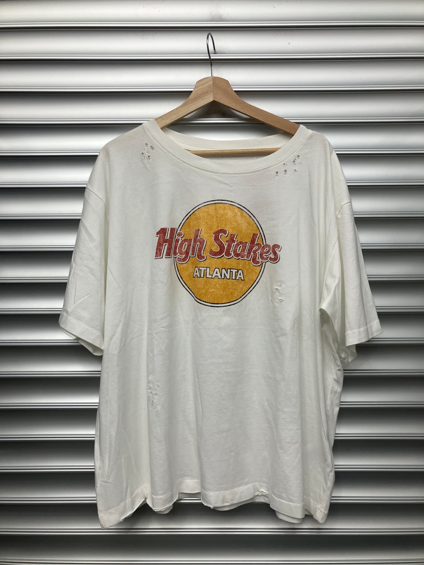 Highstakes Atlanta White Tee - XL