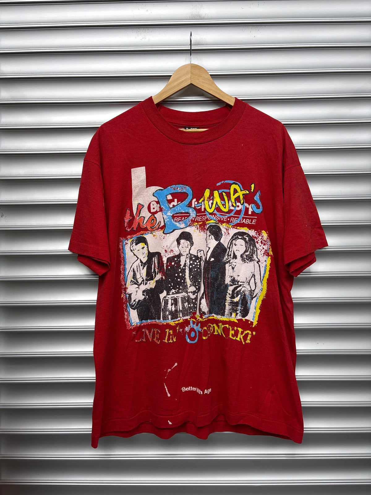 Better With Age Red Concert Tee - XL**