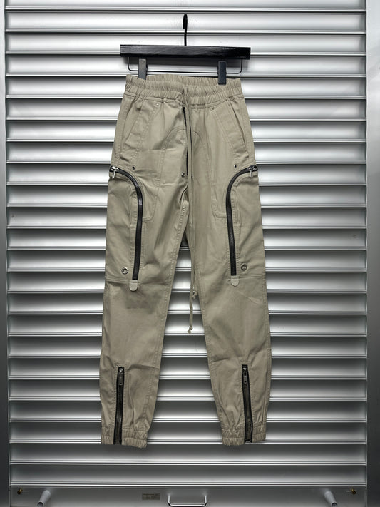 Rick Owens White Bahaus Cargo Pant - 44