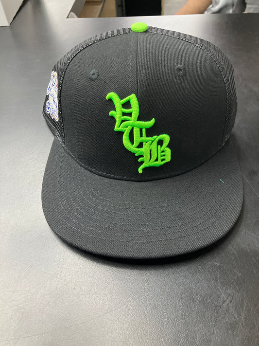 Vertabrae Blk Mesh Fitted - 7 3/8