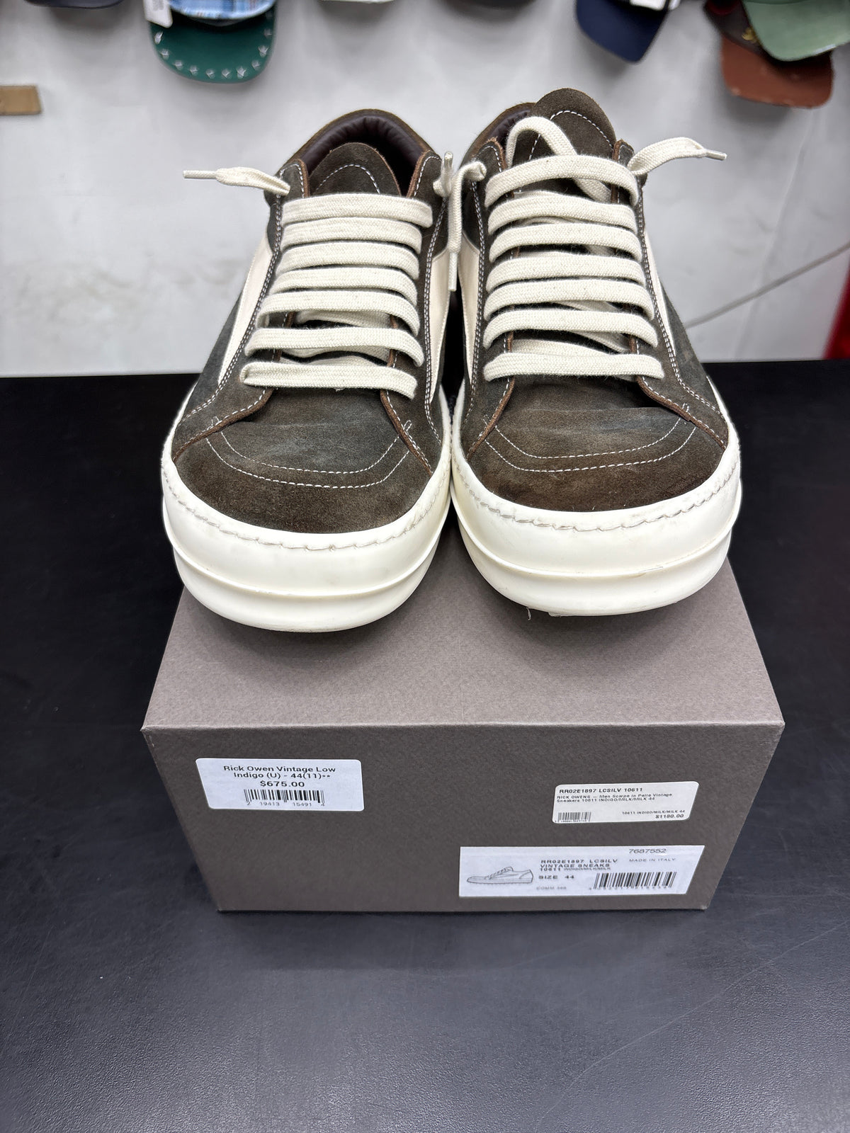 Rick Owen Vintage Low Indigo (U) - 44(11)**