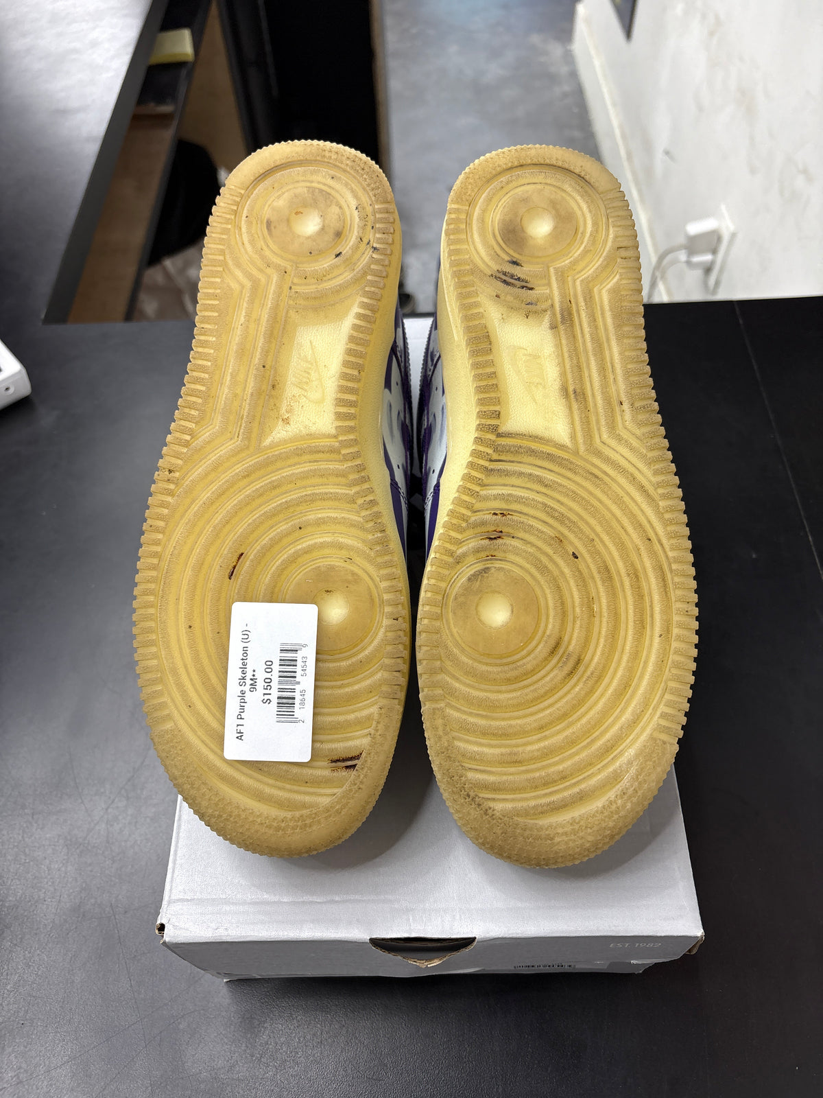 AF1 Purple Skeleton (U) - 9M**