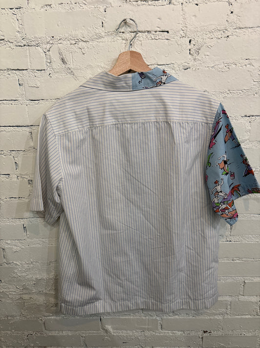 Prada Split Surf Bowling Shirt - S