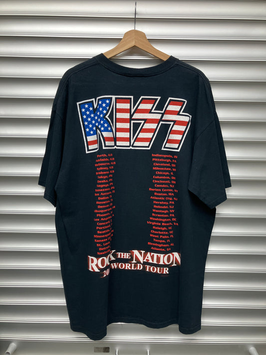 Vintage Kiss Rock The Nation Tour Tee - 2XL