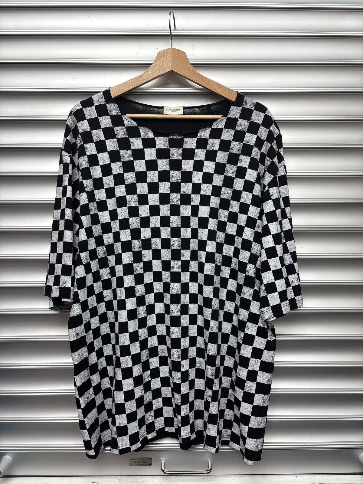 Saint Laurent Checkerboard Tee - L**