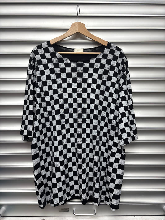 Saint Laurent Checkerboard Tee - L**
