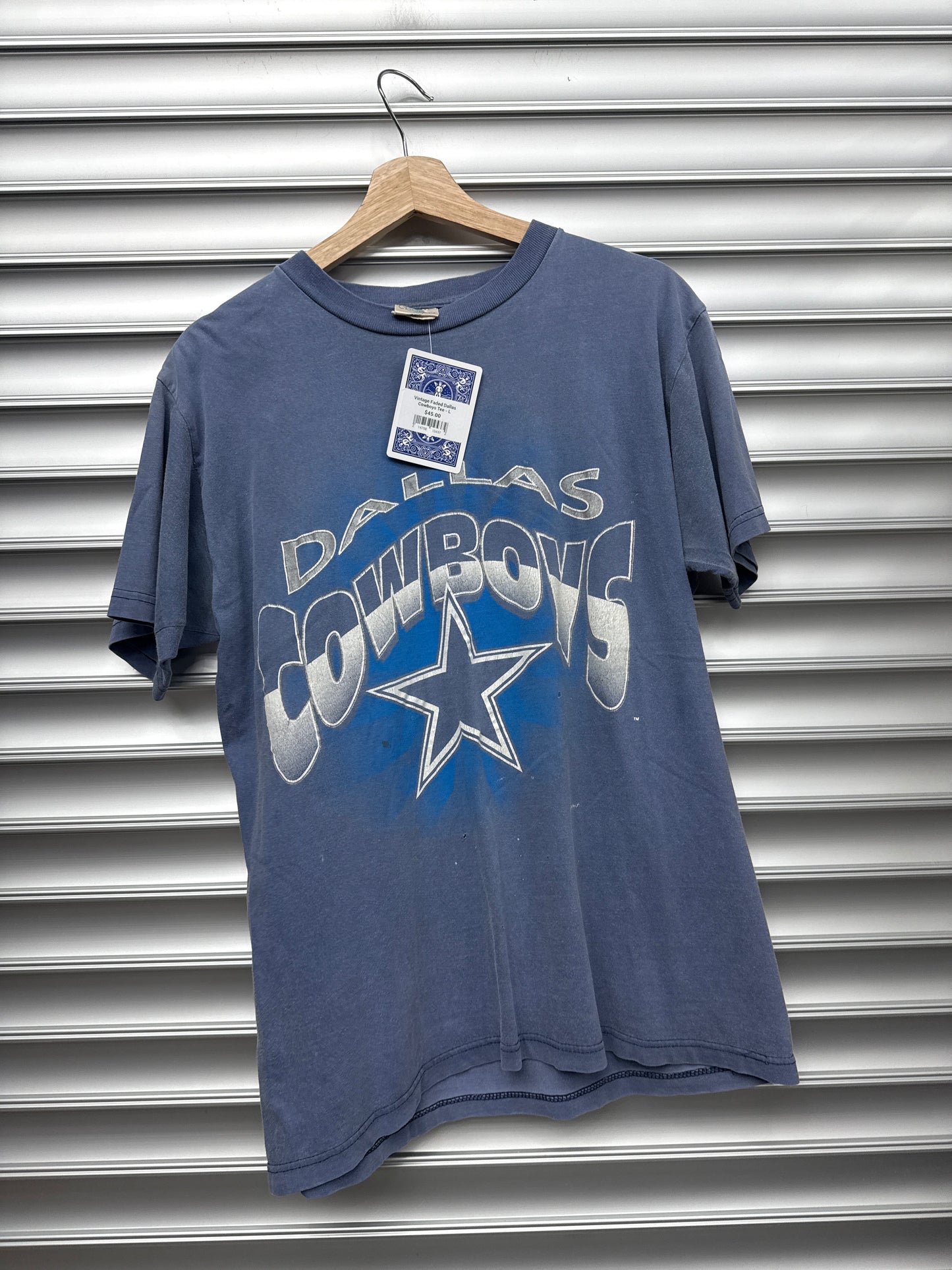 Vintage Faded Dallas Cowboys Tee - L