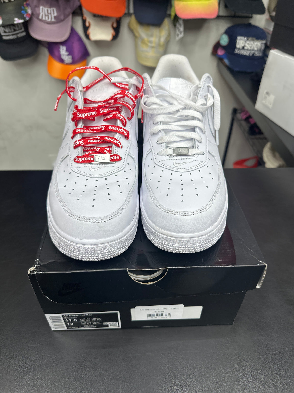 AF1 Supreme White (U) - 11.5M**