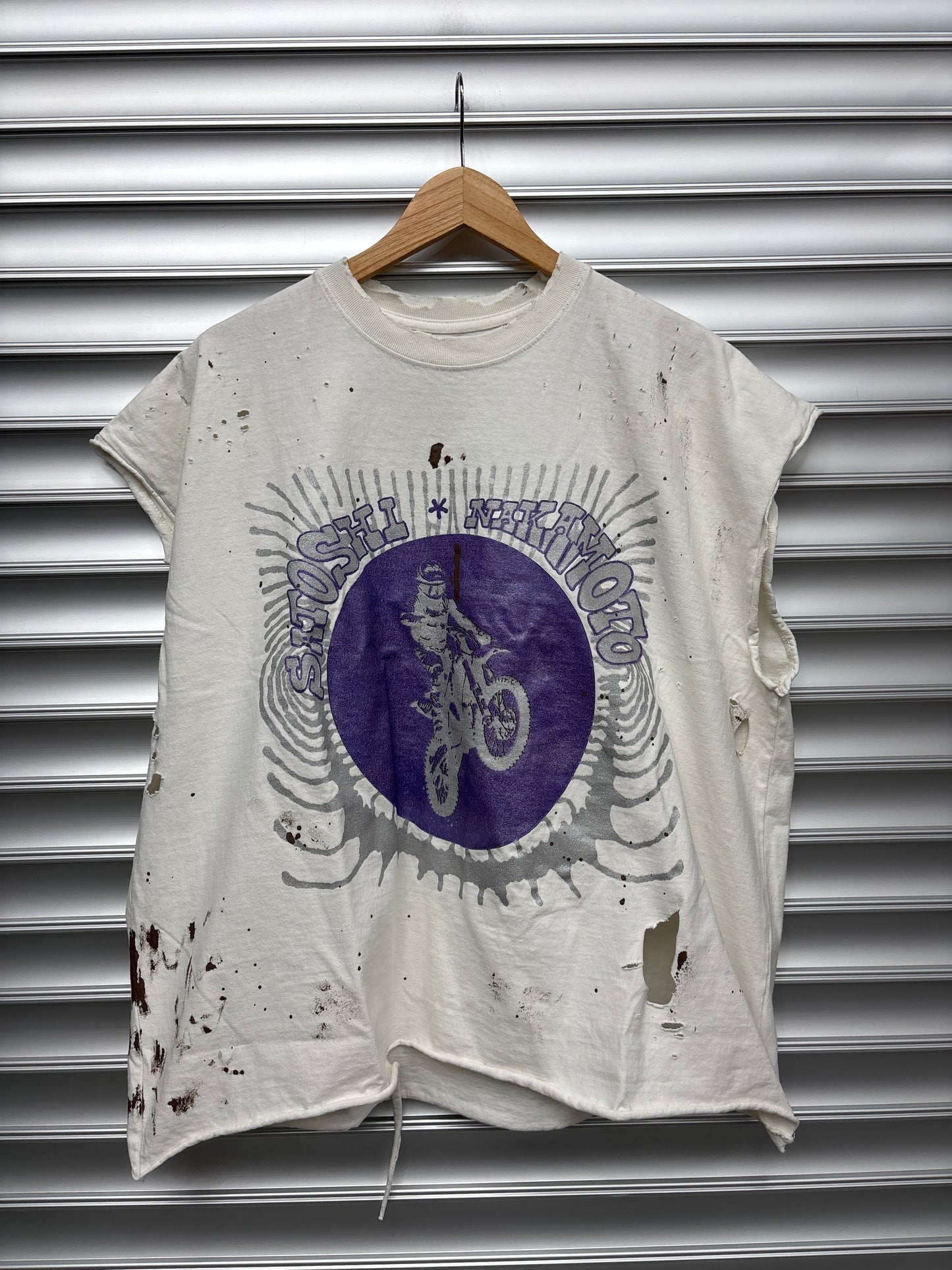 Satoshi Nakamoto White Globe Of Death Tee - L