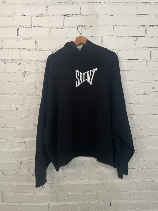 Saint Micheal Logo Hoodie - L