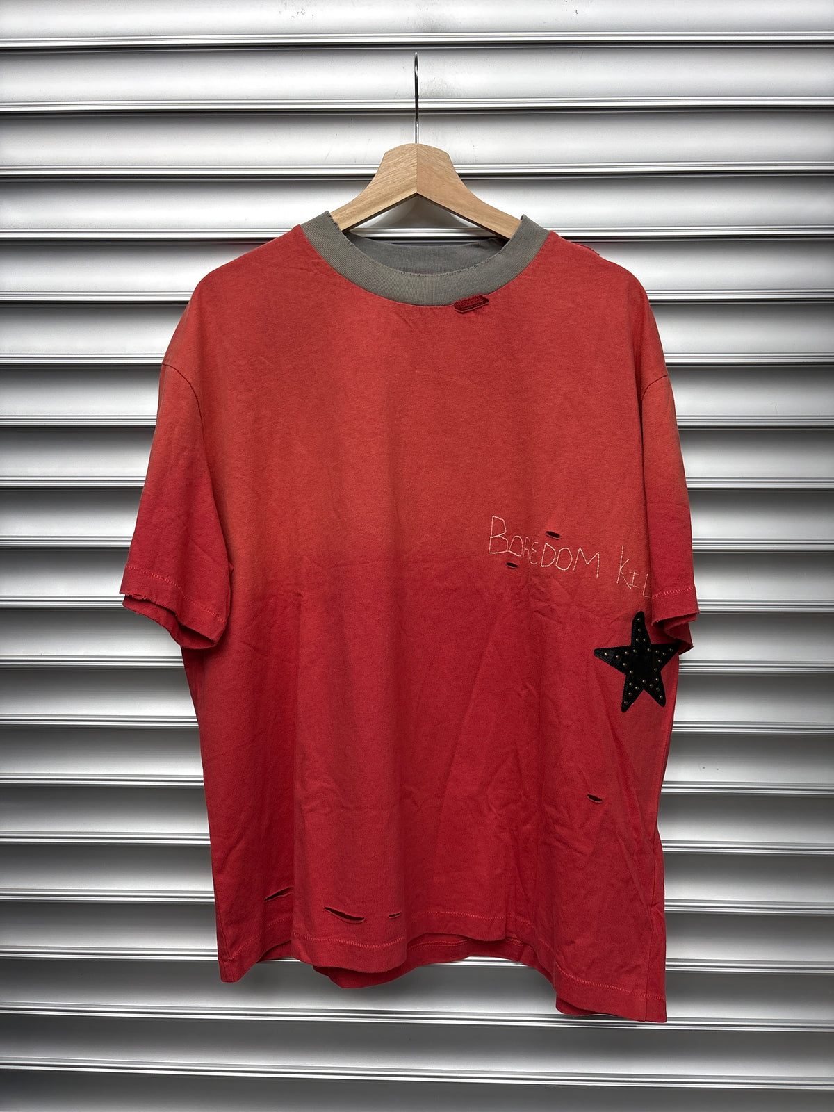 Boredom Kills Star Tee - L**