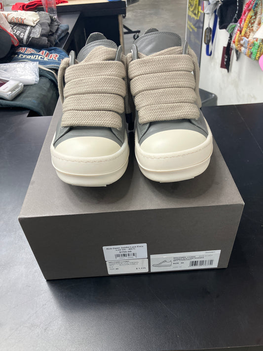 Rick Owen Jumbo Lace Euca Low (U) - 40(7)