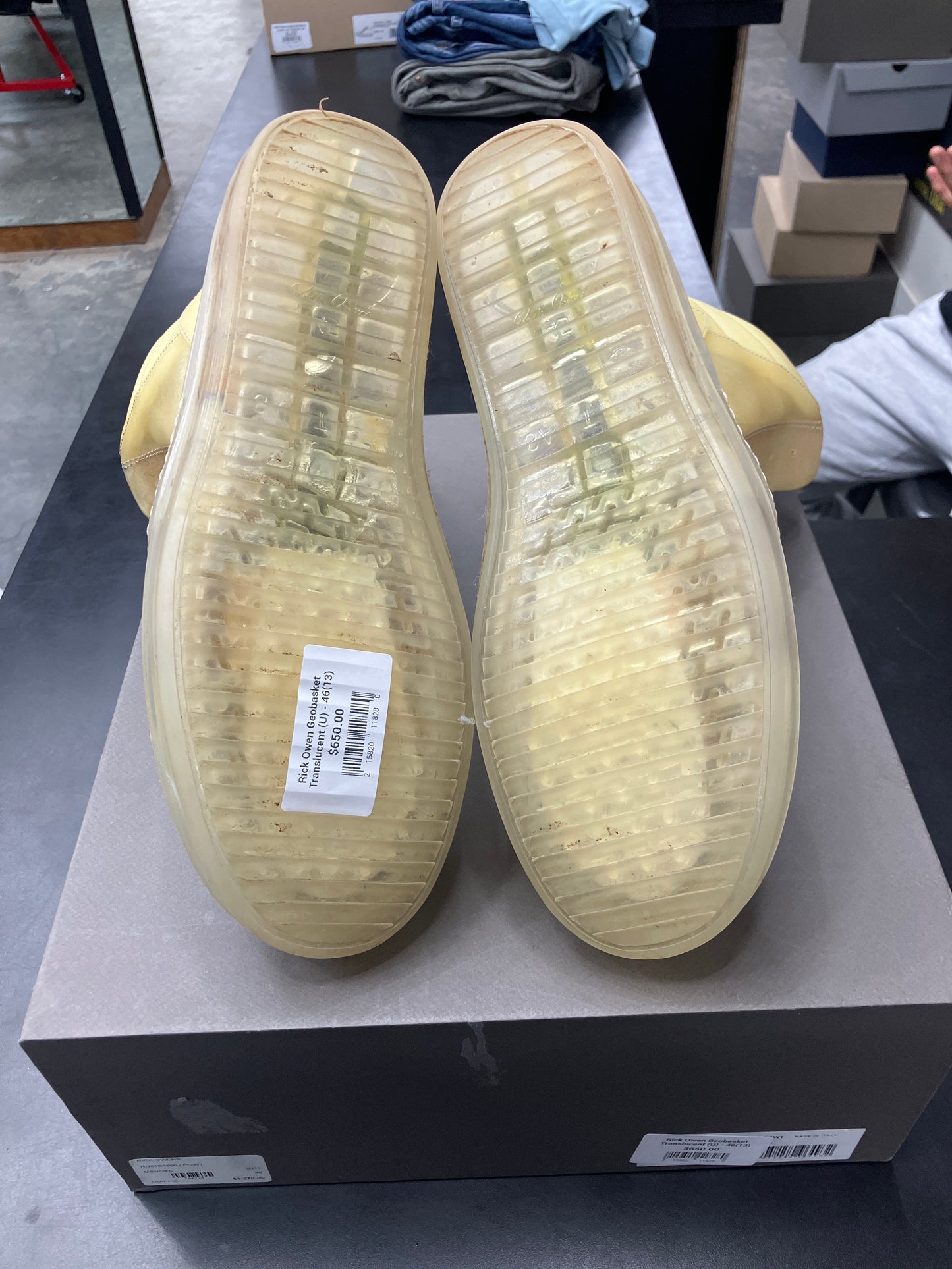 Rick Owen Geobasket Translucent (U) - 46(13)