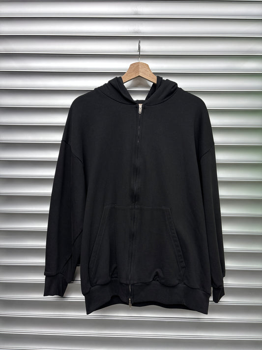 Balenciaga Rhinestone Zip Up Hoodie - S