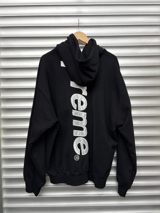 Supreme Black Logo Pullover - XL**