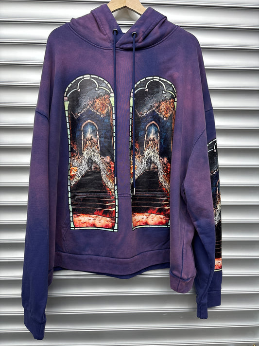 Purple Who Decides War Hoodie - XXL