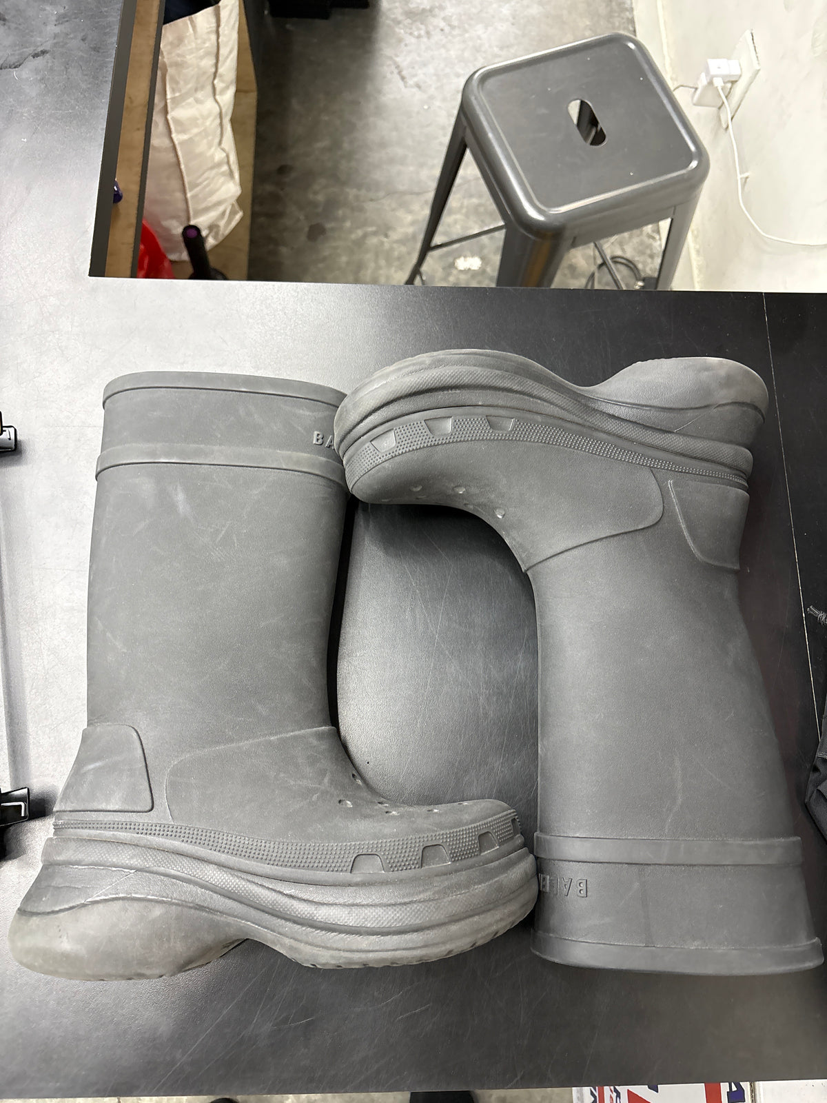Balenciaga Croc Boot Black - 42 (9) (U) (NB)**