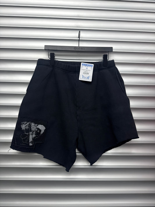 ERD Patchwork Black Shorts - M