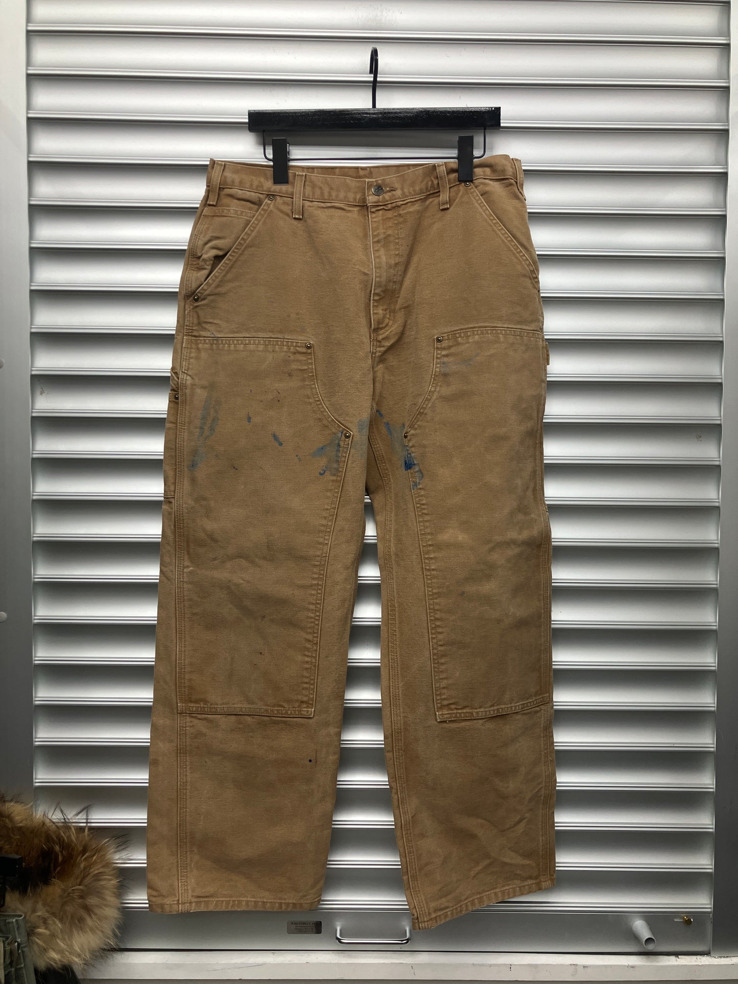 Vintage Carhartt Tan Double Knee - 35